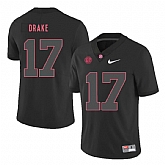 Alabama Crimson Tide 17 Kenyan Drake Black Shadow Nike College Football Jersey Dzhi,baseball caps,new era cap wholesale,wholesale hats